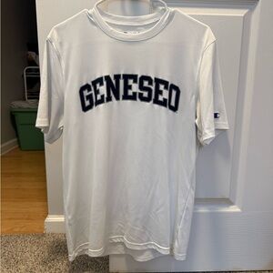 Champion White Geneseo Short Sleeve Tee
